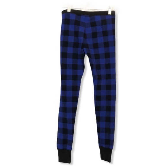 Old Navy Buffalo Plaid Pajama Pants Blue Black Sm - Picture 2 of 5